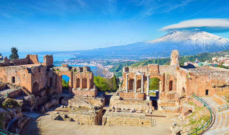 Visita a Taormina e al Monte Etna